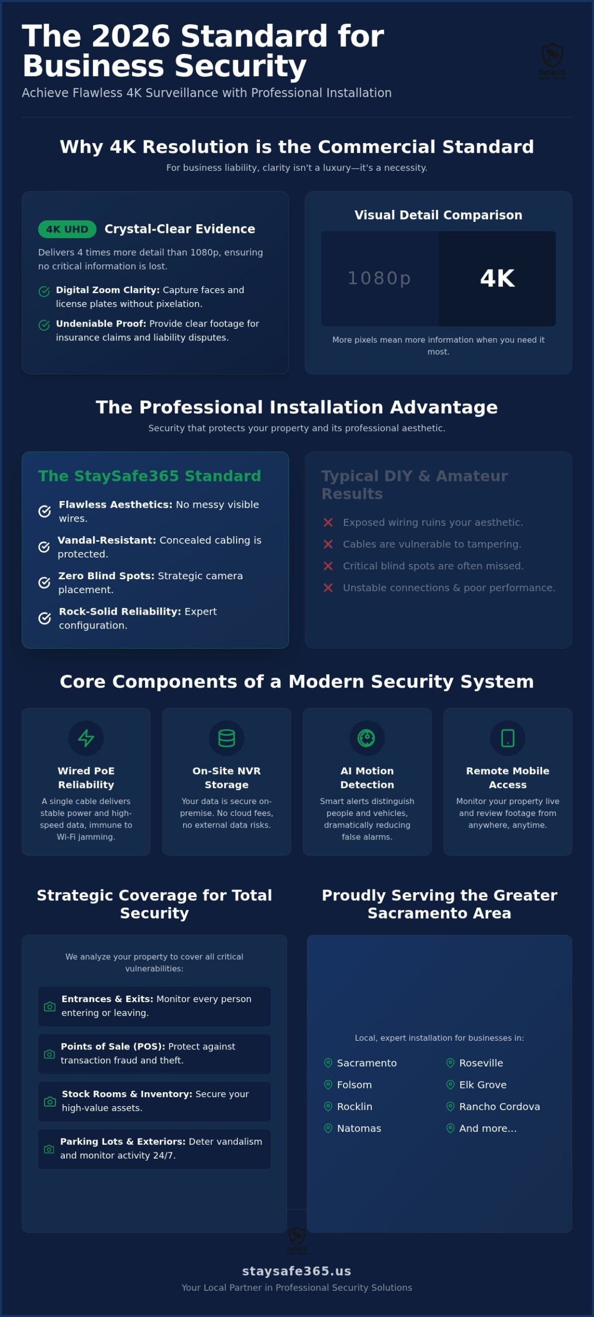 Small Business Security Camera Installation: The 2026 Sacramento Guide